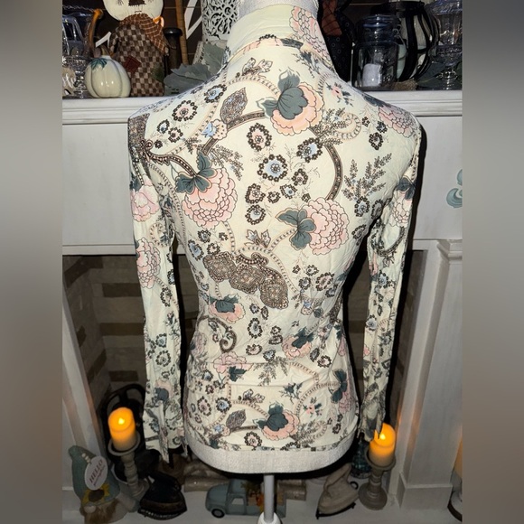 Lady Arrow vintage 1970’s floral button down shirt!  So hippie/boho! 🌺 - Picture 4 of 5